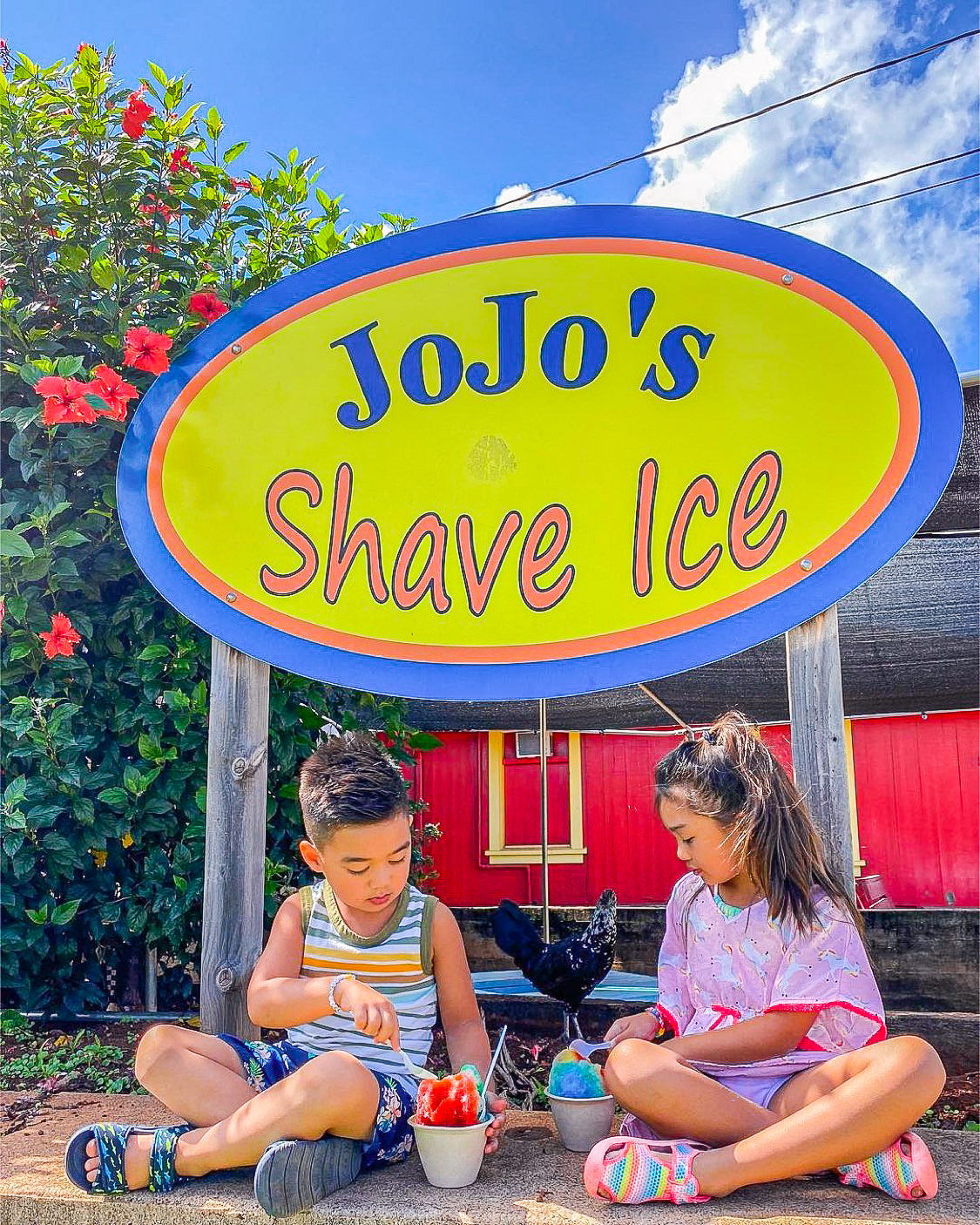 Kids with Shave Ice