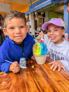Kids with Shave Ice